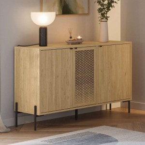 meg-GP037-0240,1-0 ΜΠΟΥΦΕΣ NAIVE MEGAPAP ΧΡΩΜΑ SAPPHIRE OAK 126X40X80ΕΚ.