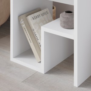 meg-GP037-0245,1-3 ΤΡΑΠΕΖΑΚΙ ΒΟΗΘΗΤΙΚΟ - ΚΟΜΟΔΙΝΟ BON MEGAPAP ΧΡΩΜΑ ΛΕΥΚΟ 40X35X40ΕΚ.