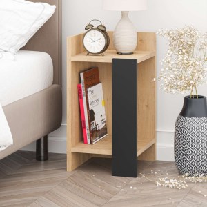 meg-GP037-0248,1-0 ΚΟΜΟΔΙΝΟ ELOS MEGAPAP ΧΡΩΜΑ SAPHHIRE OAK - SILKY BLACK 30X31,7X55ΕΚ.