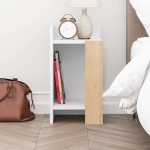 meg-GP037-0248,2-2 ΚΟΜΟΔΙΝΟ ELOS MEGAPAP ΧΡΩΜΑ ΛΕΥΚΟ - SAPHHIRE OAK 30X31,7X55ΕΚ.