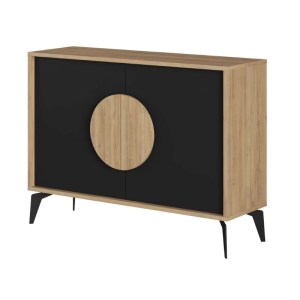 meg-GP037-0255,1-4 ΜΠΟΥΦΕΣ GORA MEGAPAP ΧΡΩΜΑ SAPPHIRE OAK - SILKY BLACK 110X40X82ΕΚ.