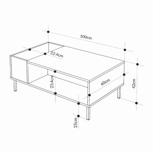 meg-GP037-0259,1-5 ΤΡΑΠΕΖΑΚΙ ΣΑΛΟΝΙΟΥ VENA MEGAPAP ΧΡΩΜΑ ASH GREEN 100X60X42ΕΚ.