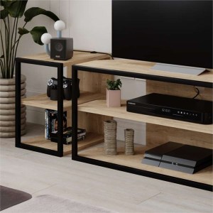 meg-GP037-0262,2-2 ΕΠΙΠΛΟ ΤΗΛΕΟΡΑΣΗΣ ΓΩΝΙΑΚΟ ECHO MEGAPAP ΧΡΩΜΑ SAPPHIRE OAK 98X37X45ΕΚ.