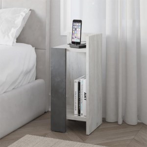 meg-GP037-0264,1-0 ΚΟΜΟΔΙΝΟ ELOS MEGAPAP ΔΕΞΙ ΧΡΩΜΑ ΛΕΥΚΟ ΑΝΤΙΚΕ - ΓΚΡΙ ΡΕΤΡΟ 25X27X60ΕΚ.
