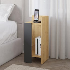 meg-GP037-0264,2-0 ΚΟΜΟΔΙΝΟ ELOS MEGAPAP ΔΕΞΙ ΧΡΩΜΑ SAPPHIRE OAK - ΑΝΘΡΑΚΙ 25X27X60ΕΚ.