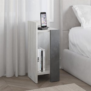 meg-GP037-0265,1-0 ΚΟΜΟΔΙΝΟ ELOS MEGAPAP ΑΡΙΣΤΕΡΟ ΧΡΩΜΑ ΛΕΥΚΟ ΑΝΤΙΚΕ - ΓΚΡΙ ΡΕΤΡΟ 25X27X60ΕΚ.