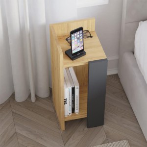 meg-GP037-0265,2-1 ΚΟΜΟΔΙΝΟ ELOS MEGAPAP ΑΡΙΣΤΕΡΟ ΧΡΩΜΑ SAPPHIRE OAK - ΑΝΘΡΑΚΙ 25X27X60ΕΚ.