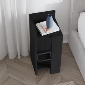 meg-GP037-0265,3-1 ΚΟΜΟΔΙΝΟ ELOS MEGAPAP ΑΡΙΣΤΕΡΟ ΧΡΩΜΑ BLACK WOOD 25X27X60ΕΚ.