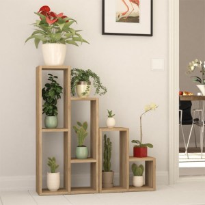 meg-GP037-0271,1-0 ΡΑΦΙΕΡΑ - ΑΝΘΟΣΤΗΛΗ SULE MEGAPAP ΧΡΩΜΑ SAPPHIRE OAK 84X20X89ΕΚ.