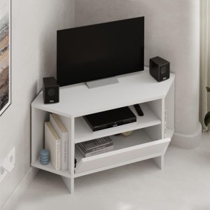 meg-GP037-0273,1-1 ΕΠΙΠΛΟ ΤΗΛΕΟΡΑΣΗΣ ΓΩΝΙΑΚΟ VIVA MEGAPAP ΧΡΩΜΑ ΛΕΥΚΟ 95,7X35,4X45ΕΚ.