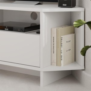 meg-GP037-0273,1-3 ΕΠΙΠΛΟ ΤΗΛΕΟΡΑΣΗΣ ΓΩΝΙΑΚΟ VIVA MEGAPAP ΧΡΩΜΑ ΛΕΥΚΟ 95,7X35,4X45ΕΚ.
