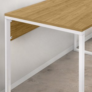 meg-GP037-0274,3-1 ΓΡΑΦΕΙΟ ΕΡΓΑΣΙΑΣ INNA MEGAPAP ΧΡΩΜΑ SAPPHIRE OAK - ΛΕΥΚΟ 100X60X75ΕΚ.