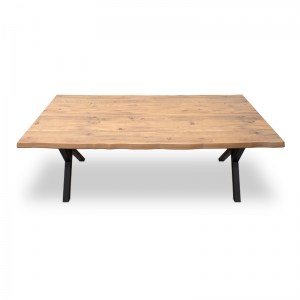meg-GP038-0005,1-4 ΤΡΑΠΕΖΙ WALTER MEGAPAP MDF - ΜΕΤΑΛΛΙΚΟ ΧΡΩΜΑ ΑΚΑΚΙΑΣ 200X100X75ΕΚ.