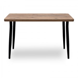 meg-GP038-0012,1-2 ΤΡΑΠΕΖΙ LEVICO MEGAPAP MDF - ΜΕΤΑΛΛΙΚΟ ΧΡΩΜΑ ΑΚΑΚΙΑΣ 120X70X75ΕΚ.