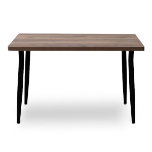 meg-GP038-0012,2-2 ΤΡΑΠΕΖΙ LEVICO MEGAPAP MDF - ΜΕΤΑΛΛΙΚΟ ΧΡΩΜΑ ΚΑΠΝΙΣΤΗ ΚΑΡΥΔΙΑ 120X70X75ΕΚ.