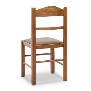 meg-GP039-0006,1-2 ΚΑΡΕΚΛΑ ΤΡΑΠΕΖΑΡΙΑΣ VIRGINIA MEGAPAP ΑΠΟ ΜΑΣΙΦ ΞΥΛΟ ΟΞΙΑΣ ΧΡΩΜΑ ΚΑΡΥΔΙ 42,5X42,5X88ΕΚ.
