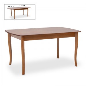 meg-GP039-0009,1-0 ΤΡΑΠΕΖΙ BELFAST MEGAPAP ΜΑΣΙΦ ΞΥΛΟ-MDF ΕΠΕΚΤΕΙΝΟΜΕΝΟ ΧΡΩΜΑ ΚΑΡΥΔΙ 150/200X89X78ΕΚ.