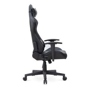 meg-GP040-0008,1-4 ΚΑΡΕΚΛΑ ΓΡΑΦΕΙΟΥ GAMING ALONSO MEGAPAP ΑΠΟ ΤΕΧΝΟΔΕΡΜΑ ΧΡΩΜΑ ΜΑΥΡΟ 67X70X125/135 ΕΚ.