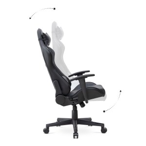 meg-GP040-0008,1-5 ΚΑΡΕΚΛΑ ΓΡΑΦΕΙΟΥ GAMING ALONSO MEGAPAP ΑΠΟ ΤΕΧΝΟΔΕΡΜΑ ΧΡΩΜΑ ΜΑΥΡΟ 67X70X125/135 ΕΚ.