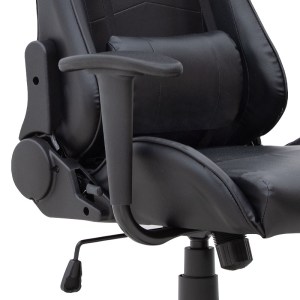 meg-GP040-0008,1-8 ΚΑΡΕΚΛΑ ΓΡΑΦΕΙΟΥ GAMING ALONSO MEGAPAP ΑΠΟ ΤΕΧΝΟΔΕΡΜΑ ΧΡΩΜΑ ΜΑΥΡΟ 67X70X125/135 ΕΚ.