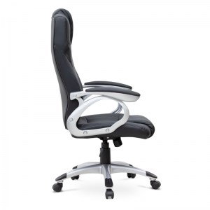 meg-GP040-0009,1-4 ΚΑΡΕΚΛΑ ΓΡΑΦΕΙΟΥ ΔΙΕΥΘΥΝΤΙΚΗ LUCA MEGAPAP ΑΠΟ ΤΕΧΝΟΔΕΡΜΑ ΧΡΩΜΑ ΜΑΥΡΟ 65X60X118/128ΕΚ.