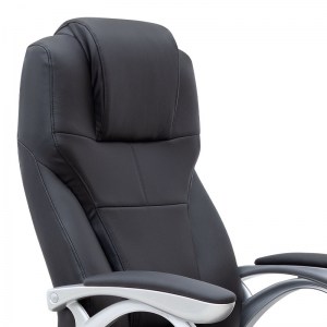meg-GP040-0009,1-6 ΚΑΡΕΚΛΑ ΓΡΑΦΕΙΟΥ ΔΙΕΥΘΥΝΤΙΚΗ LUCA MEGAPAP ΑΠΟ ΤΕΧΝΟΔΕΡΜΑ ΧΡΩΜΑ ΜΑΥΡΟ 65X60X118/128ΕΚ.