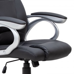 meg-GP040-0009,1-7 ΚΑΡΕΚΛΑ ΓΡΑΦΕΙΟΥ ΔΙΕΥΘΥΝΤΙΚΗ LUCA MEGAPAP ΑΠΟ ΤΕΧΝΟΔΕΡΜΑ ΧΡΩΜΑ ΜΑΥΡΟ 65X60X118/128ΕΚ.