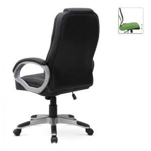 meg-GP040-0011,1-1 ΚΑΡΕΚΛΑ ΓΡΑΦΕΙΟΥ ΔΙΕΥΘΥΝΤΙΚΗ ROBIE MEGAPAP ΑΠΟ ΤΕΧΝΟΔΕΡΜΑ ΧΡΩΜΑ ΜΑΥΡΟ 64X62X108/118ΕΚ.