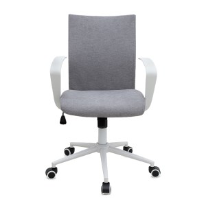 meg-GP040-0015,1-3 ΚΑΡΕΚΛΑ ΓΡΑΦΕΙΟΥ BERLIN MEGAPAP ΥΦΑΣΜΑΤΙΝΗ ΧΡΩΜΑ ΓΚΡΙ - ΛΕΥΚΟ 64X63X89/96ΕΚ.