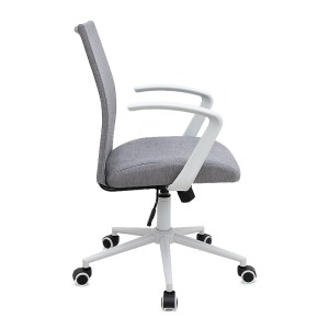 meg-GP040-0015,1-4 ΚΑΡΕΚΛΑ ΓΡΑΦΕΙΟΥ BERLIN MEGAPAP ΥΦΑΣΜΑΤΙΝΗ ΧΡΩΜΑ ΓΚΡΙ - ΛΕΥΚΟ 64X63X89/96ΕΚ.