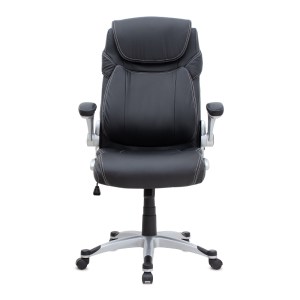 meg-GP040-0016,1-3 ΚΑΡΕΚΛΑ ΓΡΑΦΕΙΟΥ ΔΙΕΥΘΥΝΤΙΚΗ GUSTAVO MEGAPAP ΑΠΟ ΤΕΧΝΟΔΕΡΜΑ ΧΡΩΜΑ ΜΑΥΡΟ 69X65X116/126ΕΚ.