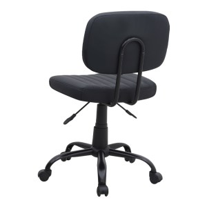 meg-GP040-0023,1-2 ΚΑΡΕΚΛΑ ΓΡΑΦΕΙΟΥ ROMANO MEGAPAP ΑΠΟ ΤΕΧΝΟΔΕΡΜΑ ΧΡΩΜΑ ΜΑΥΡΟ 46X53X79/86ΕΚ.