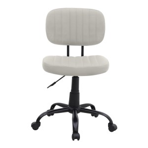 meg-GP040-0023,2-3 ΚΑΡΕΚΛΑ ΓΡΑΦΕΙΟΥ ROMANO MEGAPAP ΑΠΟ ΤΕΧΝΟΔΕΡΜΑ ΧΡΩΜΑ ΛΕΥΚΟ 46X53X79/86ΕΚ.