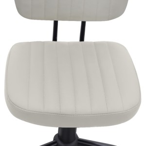 meg-GP040-0023,2-6 ΚΑΡΕΚΛΑ ΓΡΑΦΕΙΟΥ ROMANO MEGAPAP ΑΠΟ ΤΕΧΝΟΔΕΡΜΑ ΧΡΩΜΑ ΛΕΥΚΟ 46X53X79/86ΕΚ.