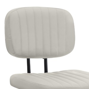 meg-GP040-0023,2-7 ΚΑΡΕΚΛΑ ΓΡΑΦΕΙΟΥ ROMANO MEGAPAP ΑΠΟ ΤΕΧΝΟΔΕΡΜΑ ΧΡΩΜΑ ΛΕΥΚΟ 46X53X79/86ΕΚ.