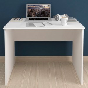 meg-GP041-0013,1-2 ΓΡΑΦΕΙΟ ΕΡΓΑΣΙΑΣ KALEN MEGAPAP ΑΠΟ ΜΕΛΑΜΙΝΗ ΧΡΩΜΑ ΛΕΥΚΟ 90X60X74ΕΚ.