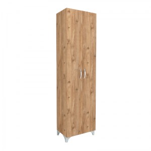 meg-GP041-0015,2-2 ΝΤΟΥΛΑΠΑ - ΠΑΠΟΥΤΣΟΘΗΚΗ ΜΕΛΑΜΙΝΗΣ LILLY MEGAPAP ΧΡΩΜΑ PINE OAK 49X32X178ΕΚ.