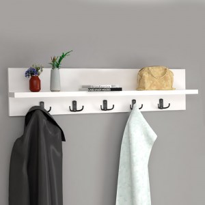 meg-GP041-0025,1-1 ΚΡΕΜΑΣΤΡΑ ΤΟΙΧΟΥ KERY MEGAPAP ΑΠΟ ΜΕΛΑΜΙΝΗ ΧΡΩΜΑ ΛΕΥΚΟ 80X11X18ΕΚ.