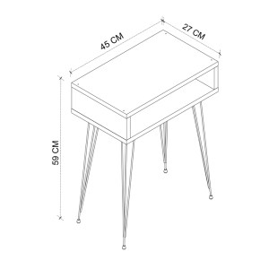 meg-GP041-0053,2-3 ΚΟΜΟΔΙΝΟ ΜΕΛΑΜΙΝΗΣ SCOTT MEGAPAP ΧΡΩΜΑ SAPPHIRE OAK 40X30X60ΕΚ.