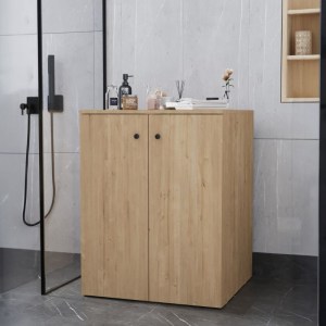 meg-GP041-0055,2-1 ΕΠΙΠΛΟ ΠΛΥΝΤΗΡΙΟΥ GRAY MEGAPAP ΧΡΩΜΑ SAPPHIRE OAK 70X66X90ΕΚ.