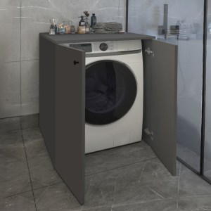 meg-GP041-0055,3-2 ΕΠΙΠΛΟ ΠΛΥΝΤΗΡΙΟΥ GRAY MEGAPAP ΧΡΩΜΑ ΑΝΘΡΑΚΙ 70X66X90ΕΚ.