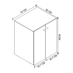 meg-GP041-0055,3-4 ΕΠΙΠΛΟ ΠΛΥΝΤΗΡΙΟΥ GRAY MEGAPAP ΧΡΩΜΑ ΑΝΘΡΑΚΙ 70X66X90ΕΚ.