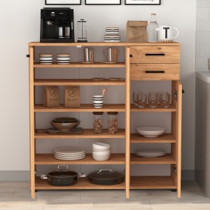 meg-GP041-0064,3-1 ΠΑΠΟΥΤΣΟΘΗΚΗ - ΝΤΟΥΛΑΠΙ POLLY MEGAPAP ΧΡΩΜΑ PINE OAK 108X35X108ΕΚ.
