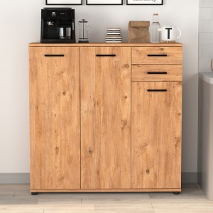 meg-GP041-0064,3-2 ΠΑΠΟΥΤΣΟΘΗΚΗ - ΝΤΟΥΛΑΠΙ POLLY MEGAPAP ΧΡΩΜΑ PINE OAK 108X35X108ΕΚ.