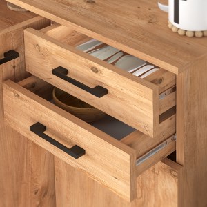 meg-GP041-0064,3-3 ΠΑΠΟΥΤΣΟΘΗΚΗ - ΝΤΟΥΛΑΠΙ POLLY MEGAPAP ΧΡΩΜΑ PINE OAK 108X35X108ΕΚ.