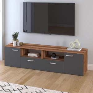 meg-GP041-0080,1-2 ΕΠΙΠΛΟ ΤΗΛΕΟΡΑΣΗΣ GIRIT MEGAPAP ΧΡΩΜΑ ΚΑΡΥΔΙ - ΑΝΘΡΑΚΙ 181,3X41X46,2ΕΚ.