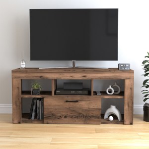 meg-GP041-0082,2-2 ΕΠΙΠΛΟ ΤΗΛΕΟΡΑΣΗΣ MIDILI MEGAPAP ΧΡΩΜΑ ΚΑΠΝΙΣΤΗ ΚΑΡΥΔΙΑ 135X42X60,7ΕΚ.