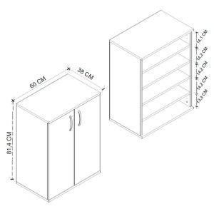 meg-GP041-0084,1-4 ΠΑΠΟΥΤΣΟΘΗΚΗ - ΝΤΟΥΛΑΠΙ MANOLO MEGAPAP ΧΡΩΜΑ ΛΕΥΚΟ 60X38X81,4ΕΚ.