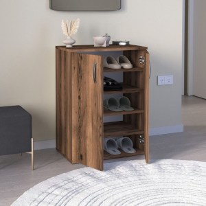 meg-GP041-0084,2-2 ΠΑΠΟΥΤΣΟΘΗΚΗ - ΝΤΟΥΛΑΠΙ MANOLO MEGAPAP ΧΡΩΜΑ ΚΑΠΝΙΣΤΗ ΚΑΡΥΔΙΑ 60X38X81,4ΕΚ.