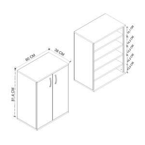 meg-GP041-0084,4-5 ΠΑΠΟΥΤΣΟΘΗΚΗ - ΝΤΟΥΛΑΠΙ MANOLO MEGAPAP ΧΡΩΜΑ ΑΝΘΡΑΚΙ 60X38X81,4ΕΚ.